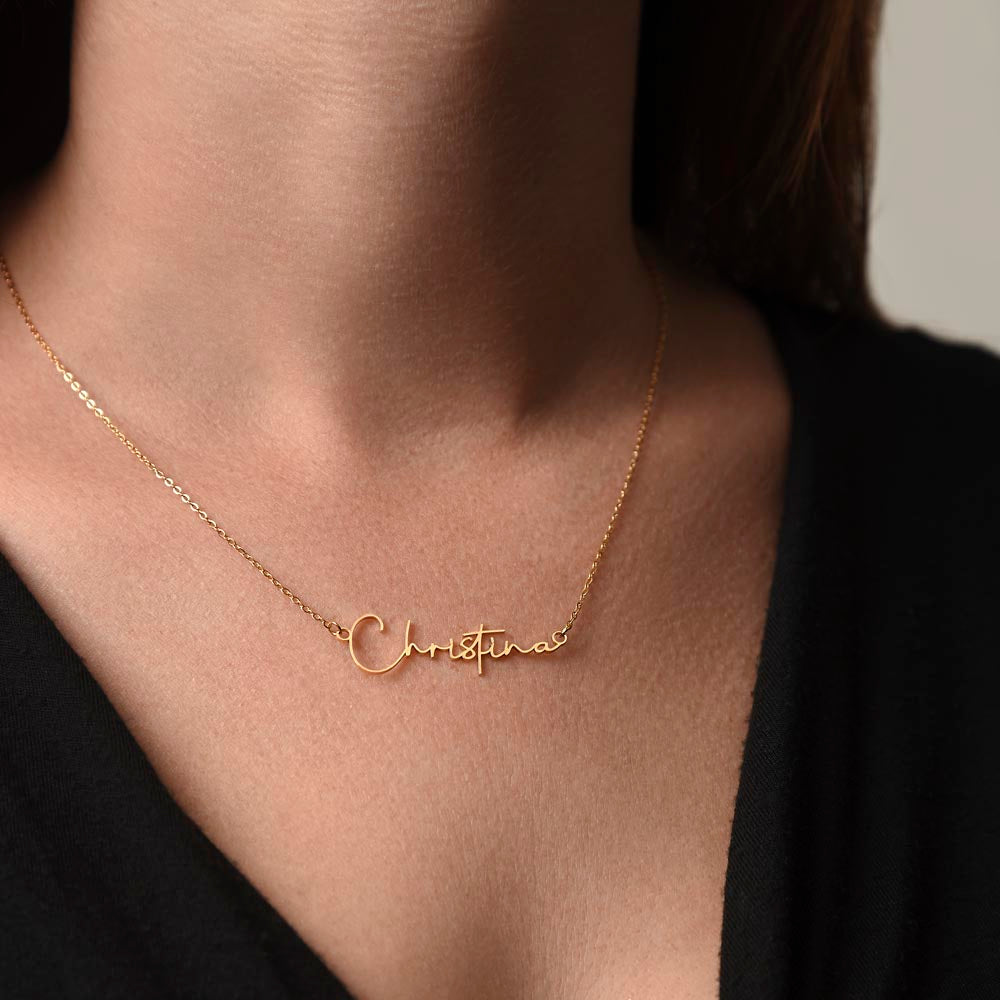 Custom Name Necklace - Signature Style