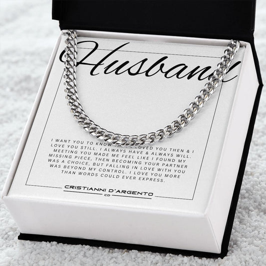 Gift For Husband - Cuban Chain