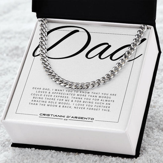 Gift For Dad - Cuban Chain