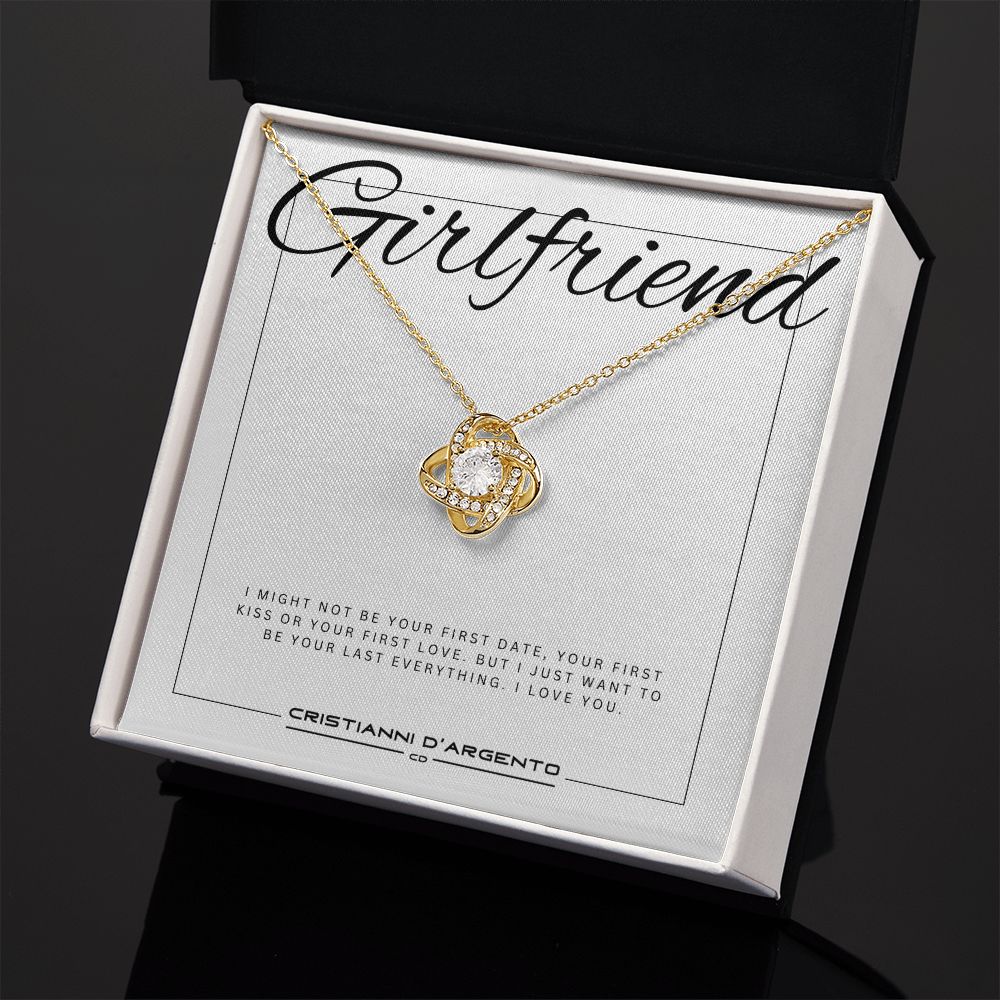Gift For Girlfriend - Love Knot Necklace