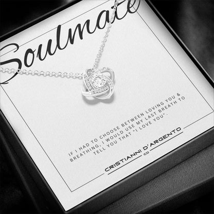 Gift For Soulmate - Love Knot Necklace