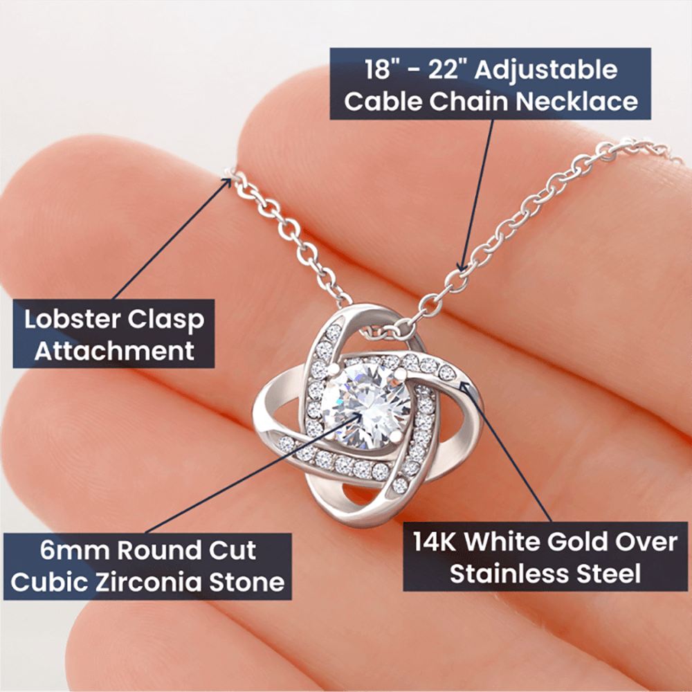 Gift For Aunt - Love Knot Necklace