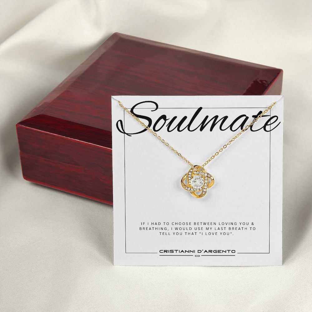 Gift For Soulmate - Love Knot Necklace