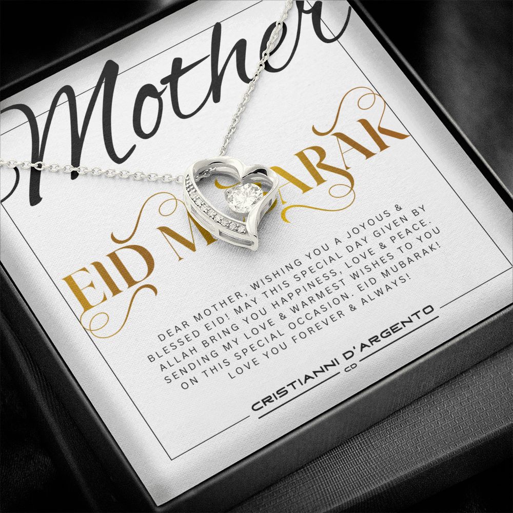 To My Mother - Forever Love Necklace - Eid Mubarak