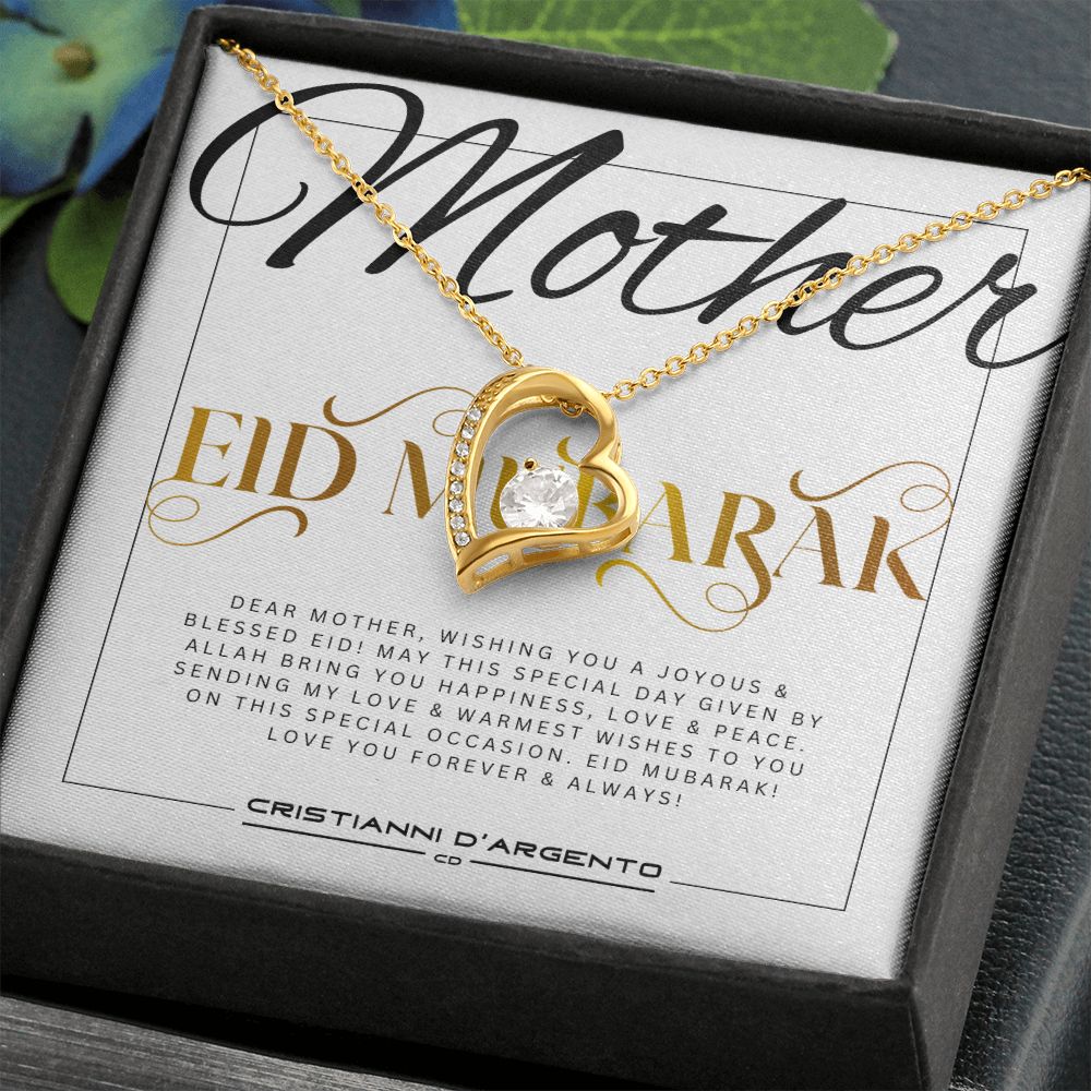 To My Mother - Forever Love Necklace - Eid Mubarak