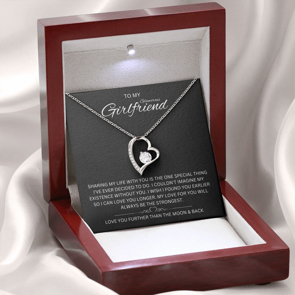 To My Girlfriend - Forever Love Necklace