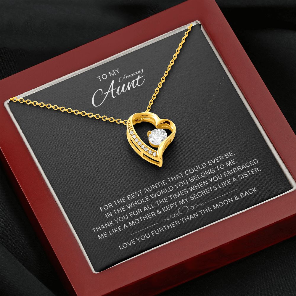 To My Aunt - Forever Love Necklace