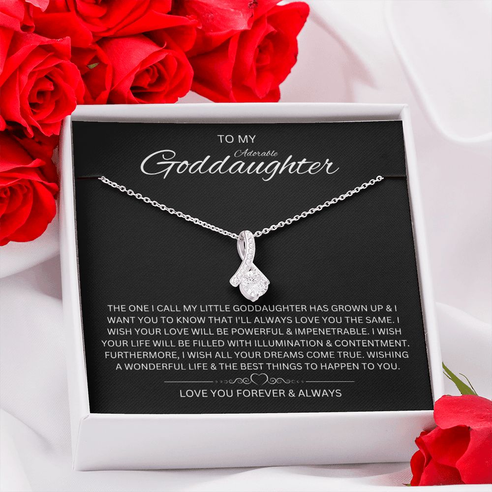 To My Goddaughter - Alluring Beauty Necklace
