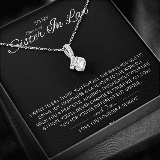 To My Sister In Law - Alluring Beauty Necklace