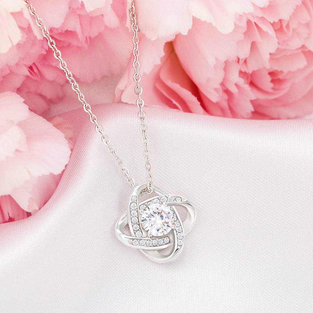 To My Wife - Love Knot Necklace - Valentine's Day