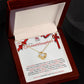 To My Granddaughter - Love Knot Necklace - Valentine's Day