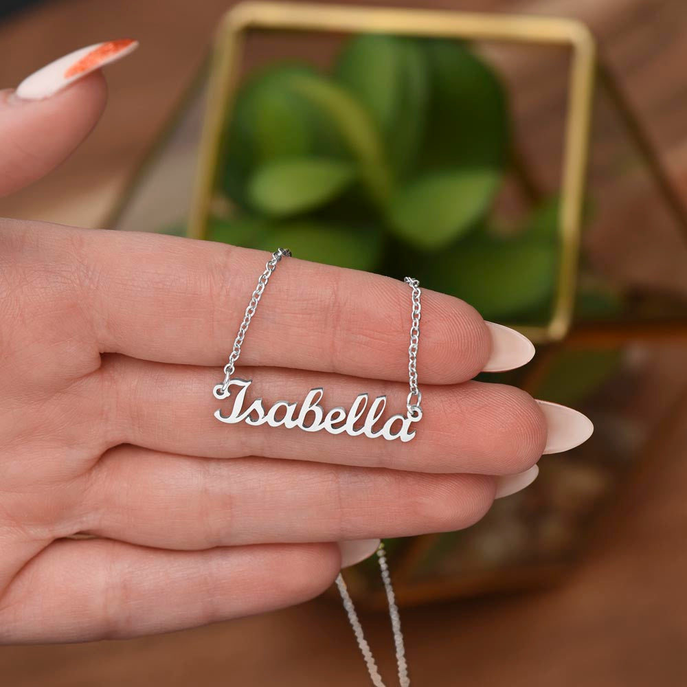 To My Soulmate - Custom Name Necklace - Valentine's Day