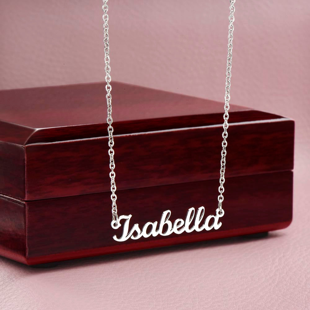 To My Soulmate - Custom Name Necklace - Valentine's Day